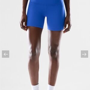 NWOT Aritzia Jazz Blue Butter Hi-Rise Cheeky Shorts